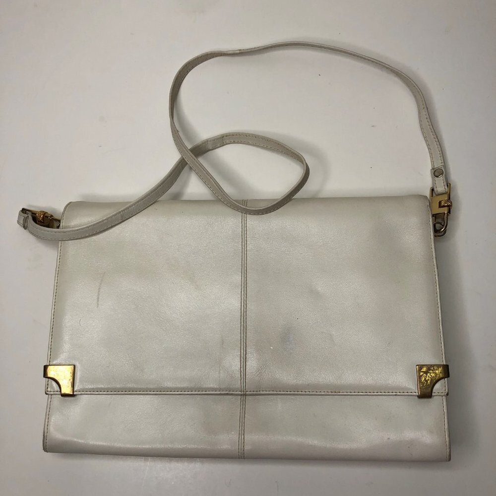 Vntg Lthr Shldr Bag